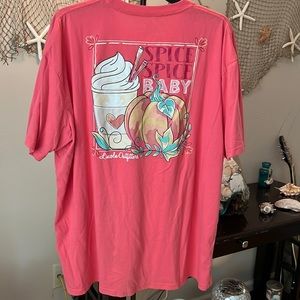Womens XXL Coral Short sleeve